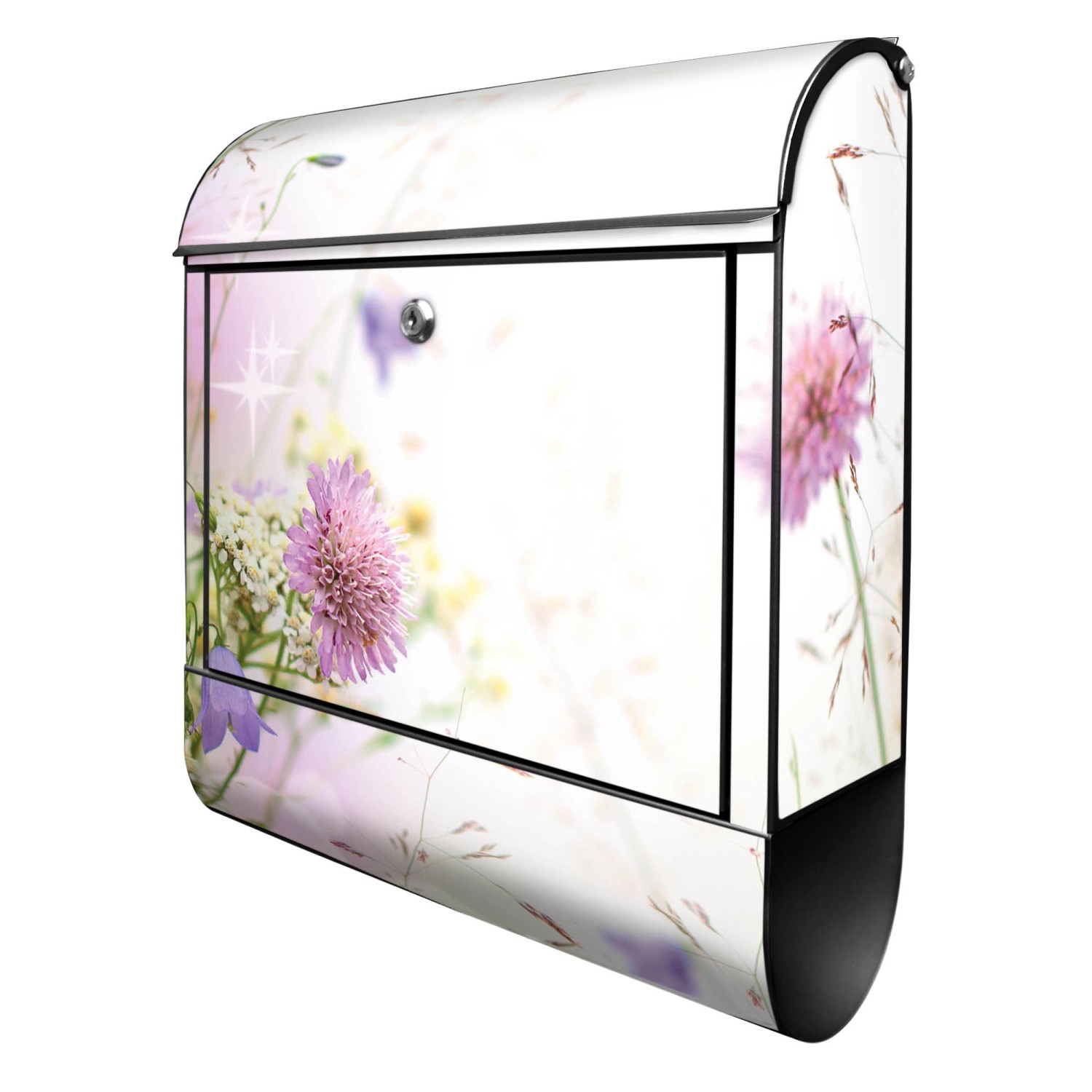 Banjado Design Briefkasten Schwarz Pulverbeschichtet, 39x47x14cm, 2 Schlüssel, Mit Zeitungsfach Motiv Glitzernde Wiese Banjado Design Briefkasten Schwarz Pulverbeschichtet, 39x47x14cm, 2 Schlüssel, Mit Zeitungsfach Motiv Glitzernde Wiese von Banjado