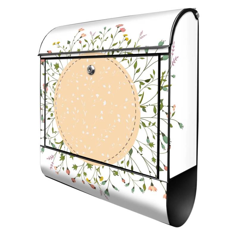 Banjado Briefkasten Anthrazit 37x37x10.5cm Groß / Inkl. Montagematerial & 2 Schlüsseln Motiv Pusteblume 2 Banjado Briefkasten Anthrazit 37x37x10.5cm Groß / Inkl. Montagematerial & 2 Schlüsseln Motiv Pusteblume 2 von Banjado