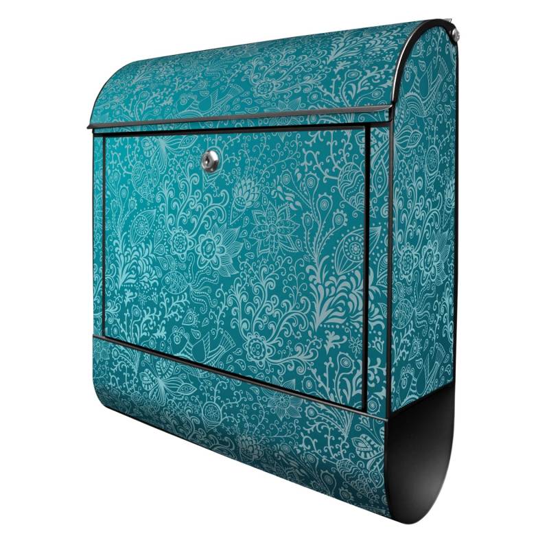 Banjado Design Briefkasten Schwarz Pulverbeschichtet 39x47x14cm 2 Schlüssel Mit Zeitungsfach Motiv Mandala Landschaft Banjado Design Briefkasten Schwarz Pulverbeschichtet 39x47x14cm 2 Schlüssel Mit Zeitungsfach Motiv Mandala Landschaft von Banjado