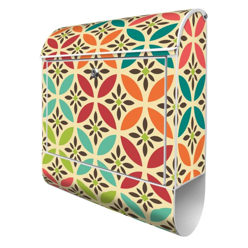 Banjado Design Briefkasten Silber Pulverbeschichtet, 39x47x14cm, 2 Schlüssel, Mit Zeitungsfach Motiv Diamant Muster Banjado Design Briefkasten Silber Pulverbeschichtet, 39x47x14cm, 2 Schlüssel, Mit Zeitungsfach Motiv Diamant Muster von Banjado