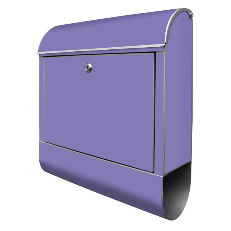 Banjado Design Briefkasten Silber Pulverbeschichtet 39x47x14cm 2 Schlüssel Mit Zeitungsfach Motiv Lavendel Banjado Design Briefkasten Silber Pulverbeschichtet 39x47x14cm 2 Schlüssel Mit Zeitungsfach Motiv Lavendel von Banjado