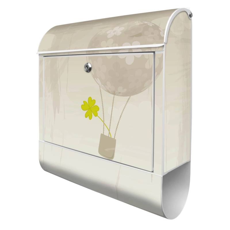 Banjado Design Briefkasten Weiß Pulverbeschichtet 39x47x14cm 2 Schlüssel Mit Zeitungsfach Motiv Flüchtiges Glück Banjado Design Briefkasten Weiß Pulverbeschichtet 39x47x14cm 2 Schlüssel Mit Zeitungsfach Motiv Flüchtiges Glück von Banjado