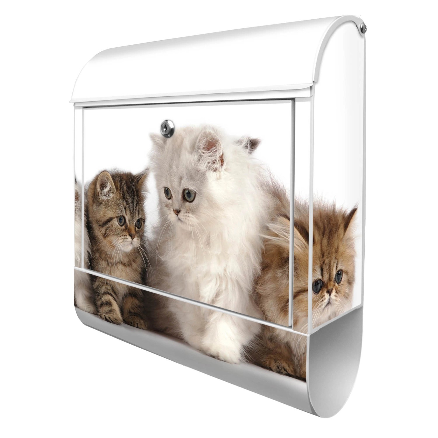 Banjado Design Briefkasten Weiß Pulverbeschichtet 39x47x14cm 2 Schlüssel Mit Zeitungsfach Motiv Kaetzchen Banjado Design Briefkasten Weiß Pulverbeschichtet 39x47x14cm 2 Schlüssel Mit Zeitungsfach Motiv Kaetzchen von Banjado