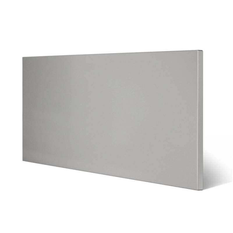 Banjado Design Magnettafel 78x37cm Magnetwand Aus Metall Silbergrau Memoboard Pinnwand Mit 4 Magneten von Banjado