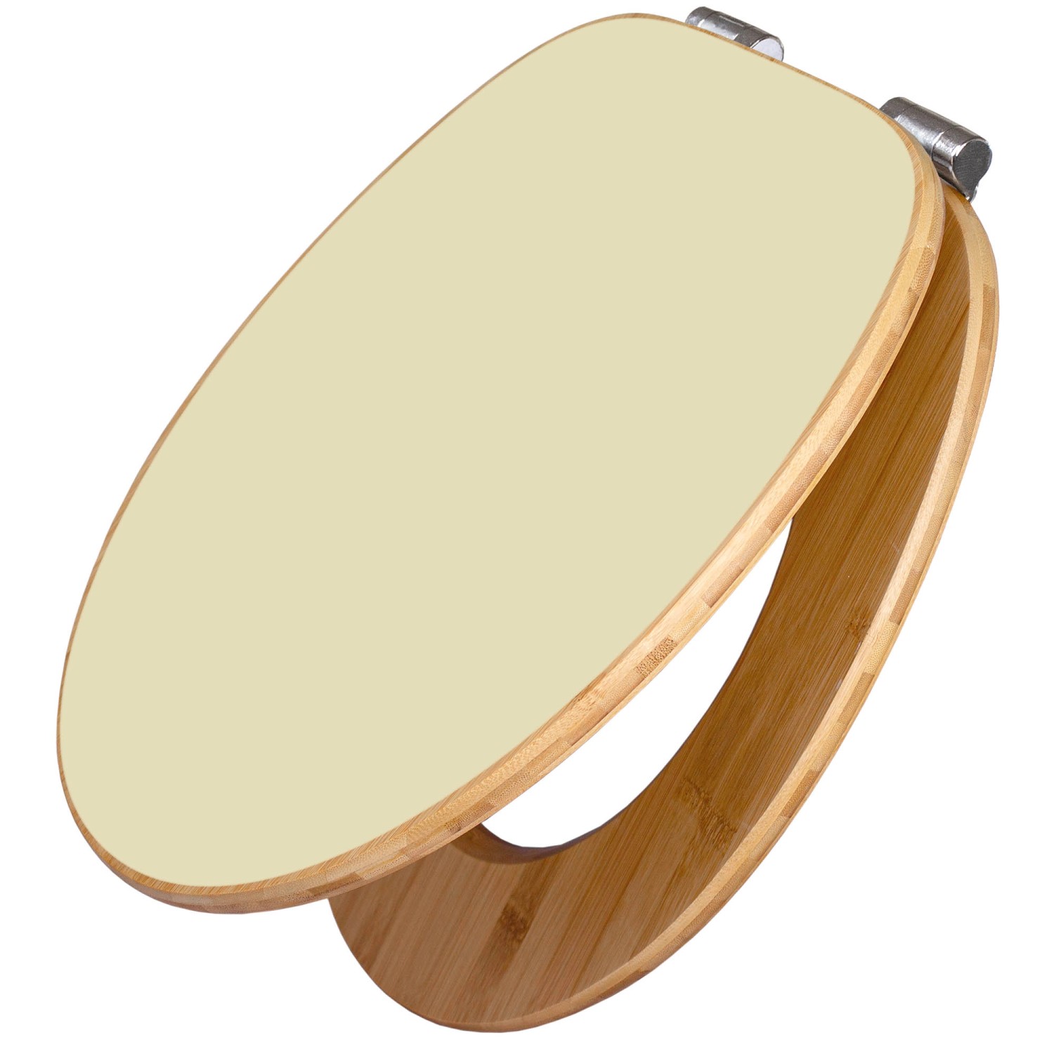 Banjado Design WC Sitz Bambus Holz Toilettendeckel Mit Absenkautomatik Klodeckel WC-Sitz Soft Close Mit Motiv Beige Banjado Design WC Sitz Bambus Holz Toilettendeckel Mit Absenkautomatik Klodeckel WC-Sitz Soft Close Mit Motiv Beige von Banjado