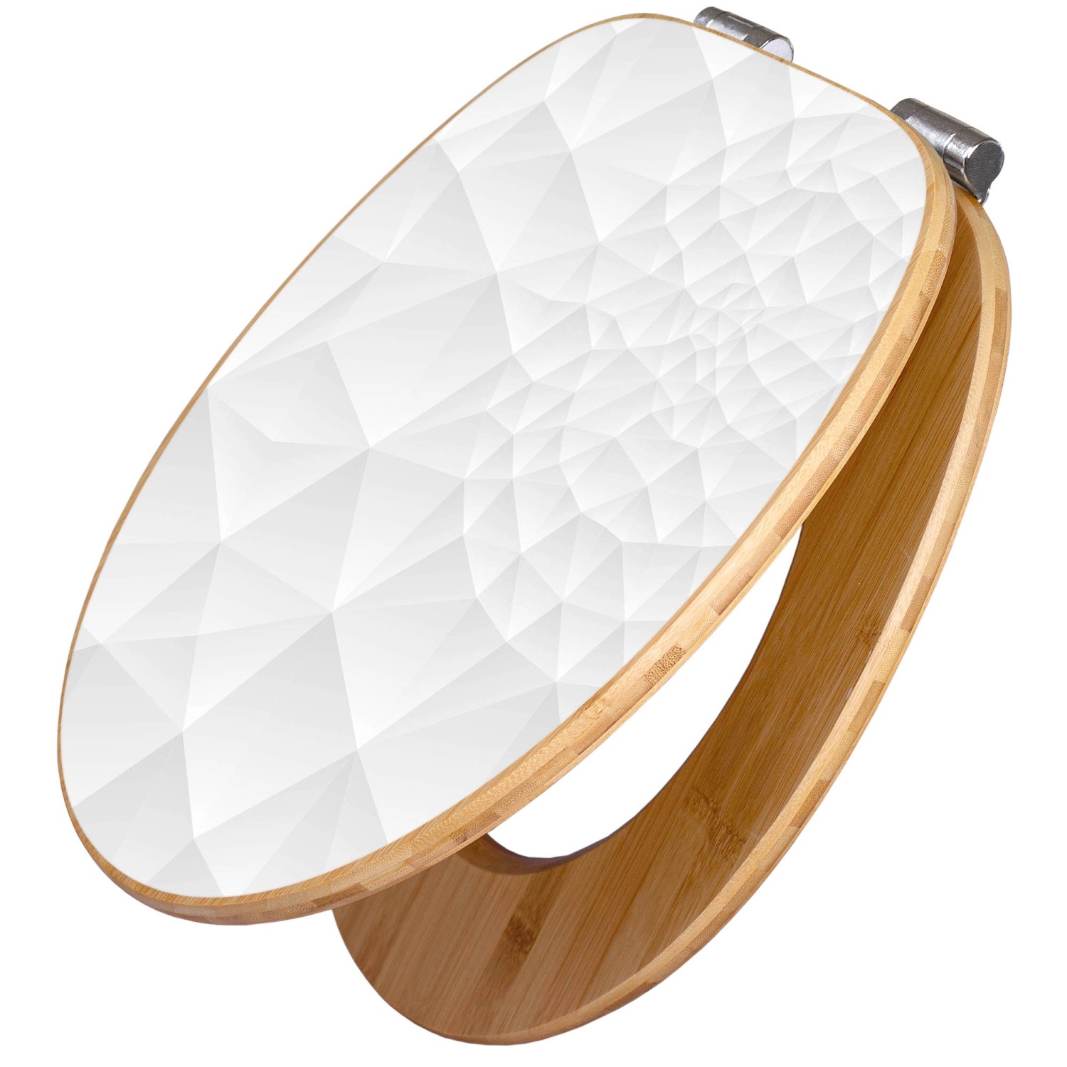 Banjado Design WC Sitz Bambus Holz Toilettendeckel Mit Absenkautomatik Klodeckel WC-Sitz Soft Close Mit Motiv Nautilus Banjado Design WC Sitz Bambus Holz Toilettendeckel Mit Absenkautomatik Klodeckel WC-Sitz Soft Close Mit Motiv Nautilus von Banjado