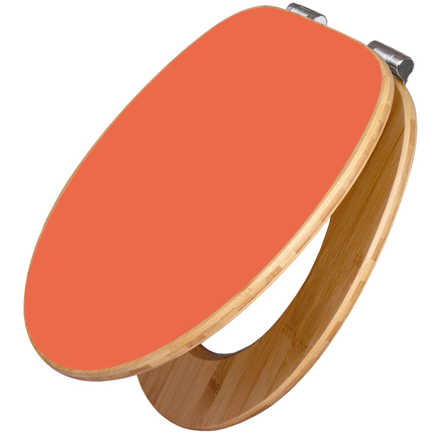 Banjado Design WC Sitz Bambus Holz Toilettendeckel Mit Absenkautomatik Klodeckel WC-Sitz Soft Close Mit Motiv Orange Banjado Design WC Sitz Bambus Holz Toilettendeckel Mit Absenkautomatik Klodeckel WC-Sitz Soft Close Mit Motiv Orange von Banjado