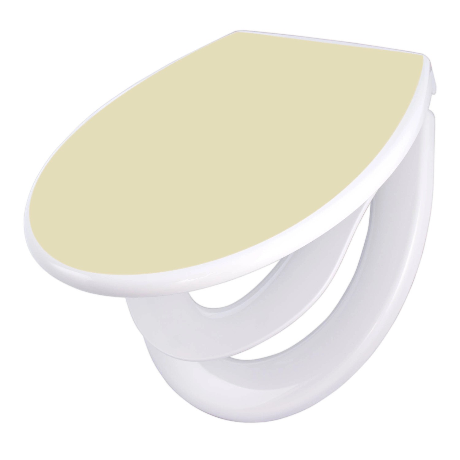 Banjado Familien WC Sitz Mit Absenkautomatik Universeller Klodeckel Mit Kindersitz Hochwertiges Polypropylen Mit Motiv Beige Banjado Familien WC Sitz Mit Absenkautomatik Universeller Klodeckel Mit Kindersitz Hochwertiges Polypropylen Mit Motiv Beige von Banjado