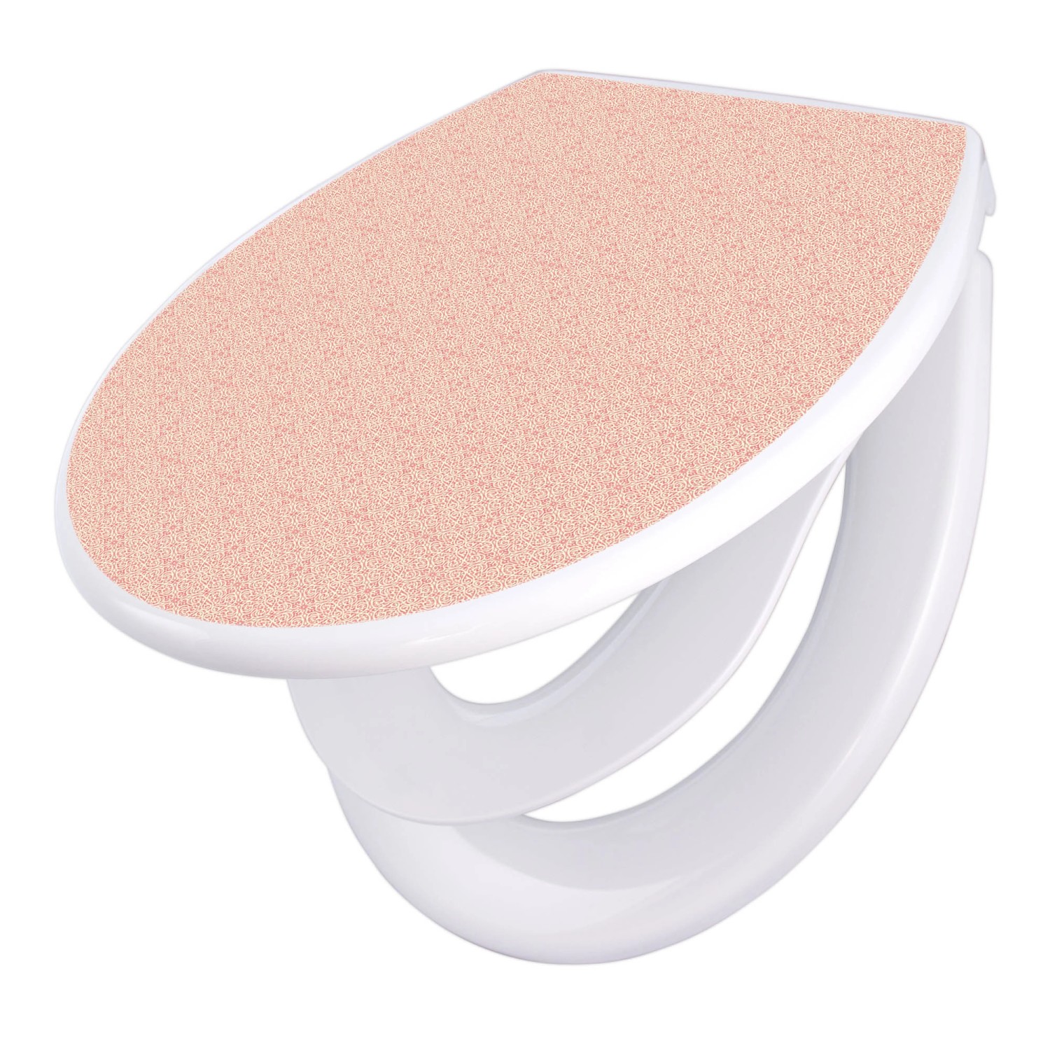 Banjado Familien WC Sitz Mit Absenkautomatik Universeller Klodeckel Mit Kindersitz Hochwertiges Polypropylen Mit Motiv Rosa Arabesque Banjado Familien WC Sitz Mit Absenkautomatik Universeller Klodeckel Mit Kindersitz Hochwertiges Polypropylen Mit Motiv Rosa Arabesque von Banjado