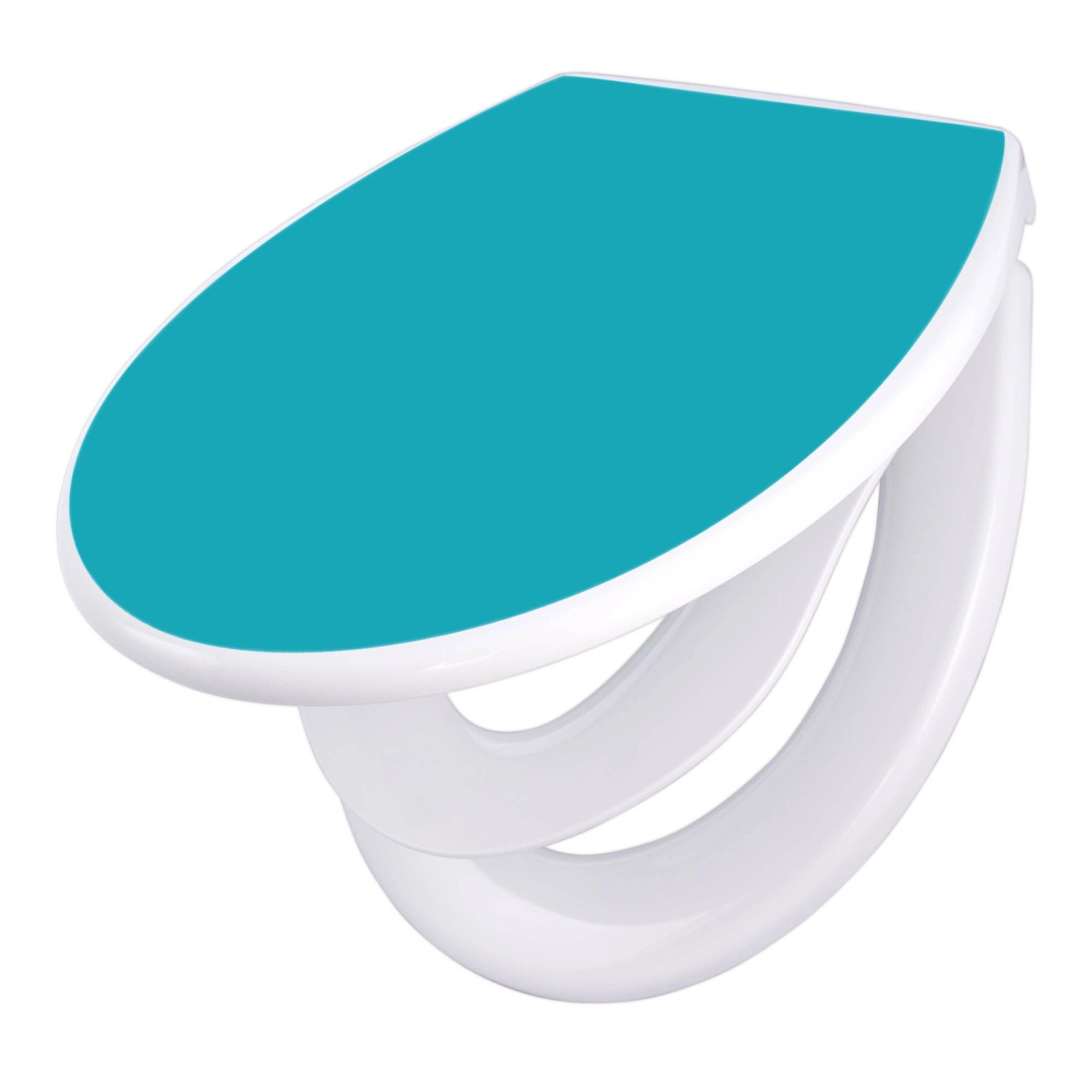 Banjado Familien WC Sitz Mit Absenkautomatik Universeller Klodeckel Mit Kindersitz Hochwertiges Polypropylen Mit Motiv Türkis Banjado Familien WC Sitz Mit Absenkautomatik Universeller Klodeckel Mit Kindersitz Hochwertiges Polypropylen Mit Motiv Türkis von Banjado