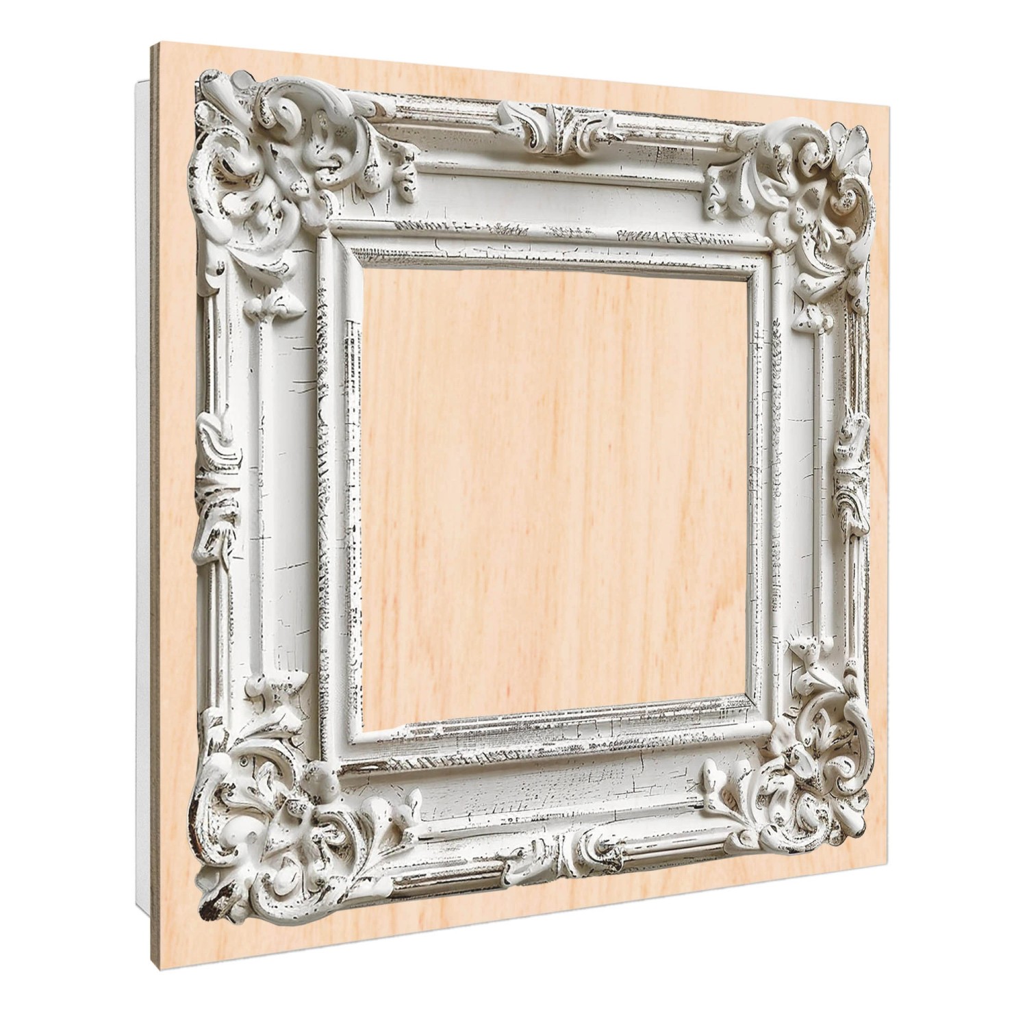 Banjado Großer Schlüsselbox Holz 30x30cm Weiß Scharnier Rechts 50 Haken Schlüsselkasten mit Holzfront Motiv Antiker Bilderrahmen Banjado Großer Schlüsselbox Holz 30x30cm Weiß Scharnier Rechts 50 Haken Schlüsselkasten mit Holzfront Motiv Antiker Bilderrahmen von Banjado