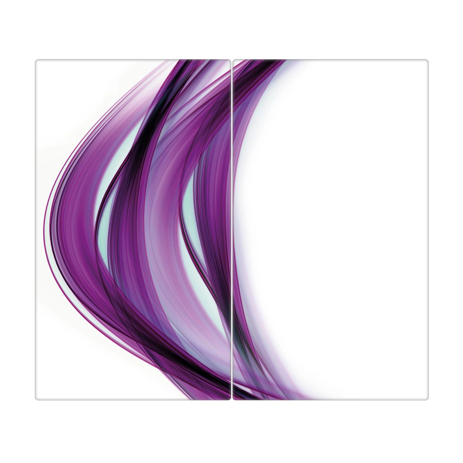 Banjado Herdabdeckplatte Glas 2 Teilig Je 30x52CM Schneidebrett Herdabdeckung Mit Motiv Violet Element Banjado Herdabdeckplatte Glas 2 Teilig Je 30x52CM Schneidebrett Herdabdeckung Mit Motiv Violet Element von Banjado