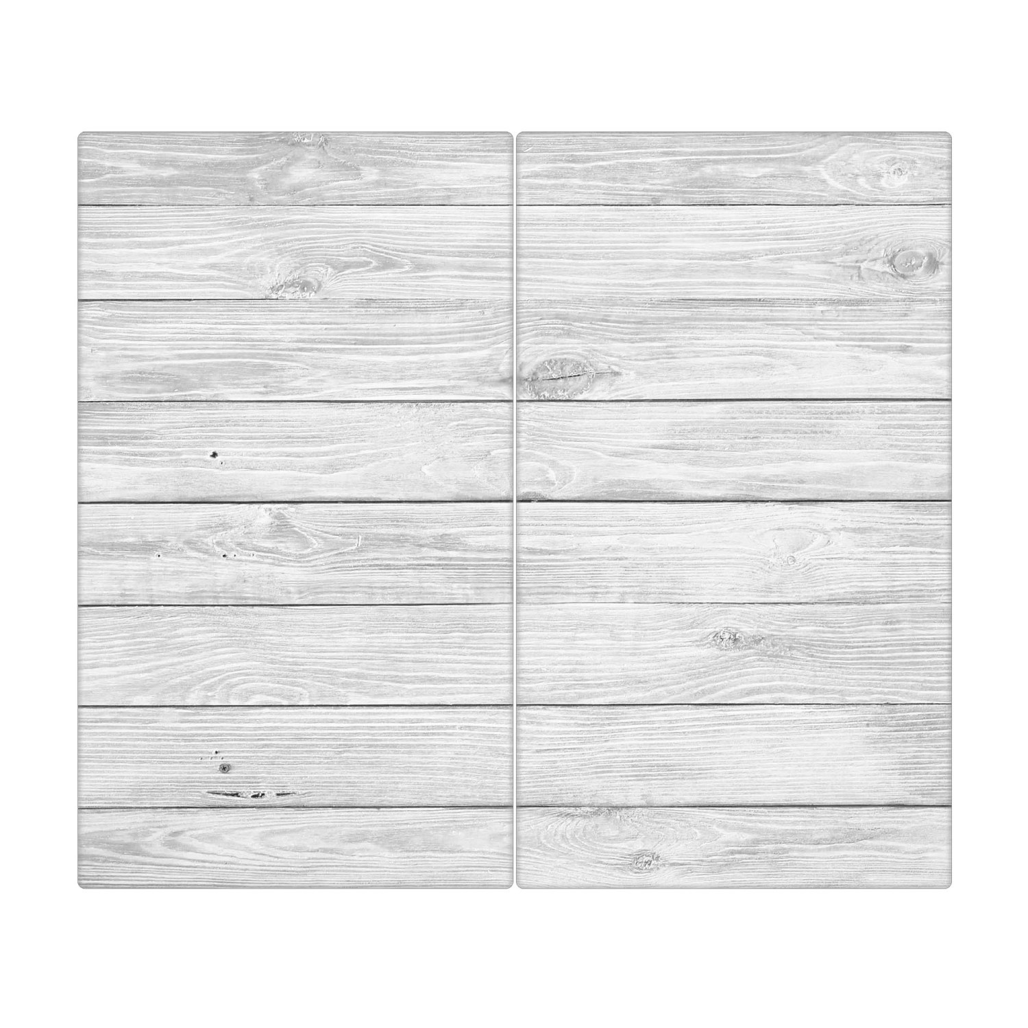 Banjado Herdabdeckplatte Glas 2 Teilig Je 30x52CM Schneidebrett Herdabdeckung Mit Motiv Weiß Gebeizt Banjado Herdabdeckplatte Glas 2 Teilig Je 30x52CM Schneidebrett Herdabdeckung Mit Motiv Weiß Gebeizt von Banjado