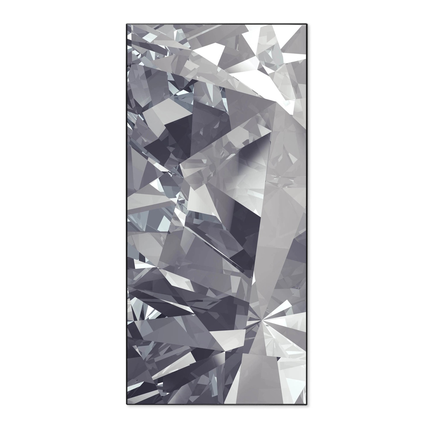 Banjado Magnettafel 37x78cm Magnetwand Schwarz Aus Metall Magnetpinnwand Pinnwand Inkl. 4 Magnete Motiv Facetten Monochrome Banjado Magnettafel 37x78cm Magnetwand Schwarz Aus Metall Magnetpinnwand Pinnwand Inkl. 4 Magnete Motiv Facetten Monochrome von Banjado