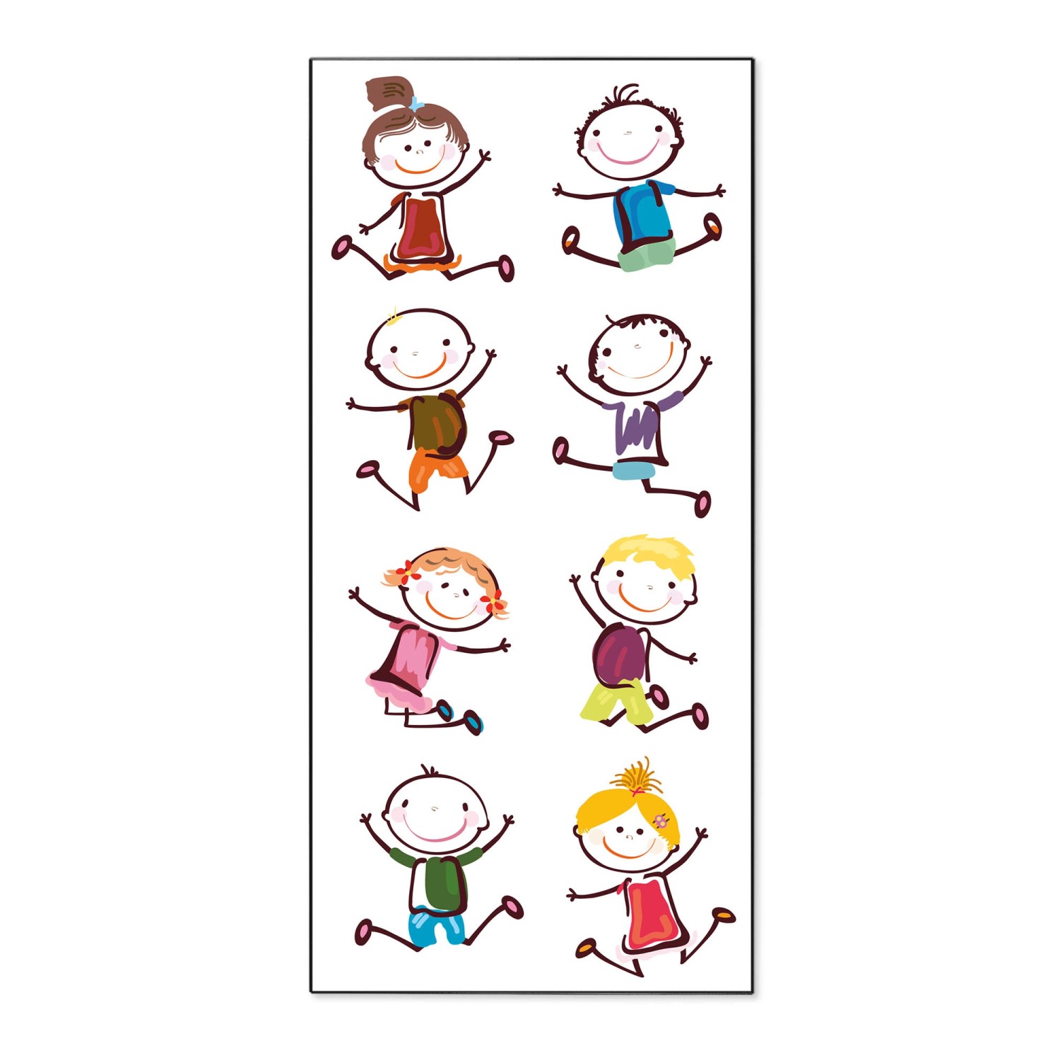 Banjado Magnettafel 37x78cm Magnetwand Schwarz Aus Metall Magnetpinnwand Pinnwand Inkl. 4 Magnete Motiv Happy Kids Banjado Magnettafel 37x78cm Magnetwand Schwarz Aus Metall Magnetpinnwand Pinnwand Inkl. 4 Magnete Motiv Happy Kids von Banjado