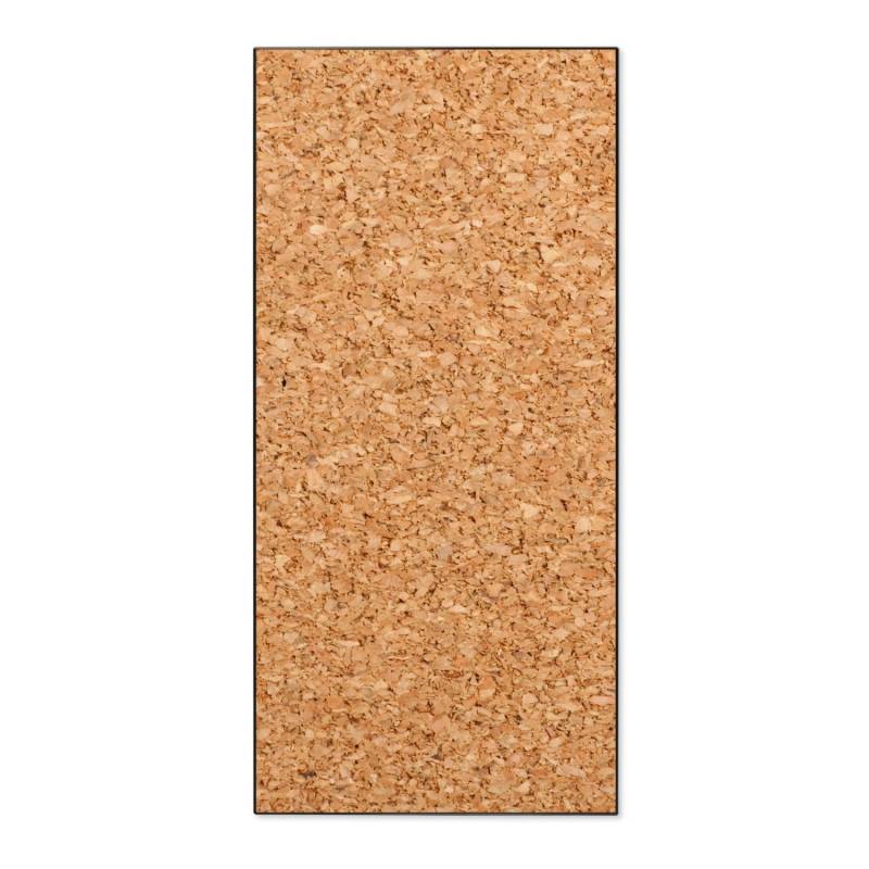Banjado Magnettafel 37x78cm Magnetwand  Schwarz Aus Metall Magnetpinnwand Pinnwand Inkl. 4 Magnete Motiv Kork von Banjado