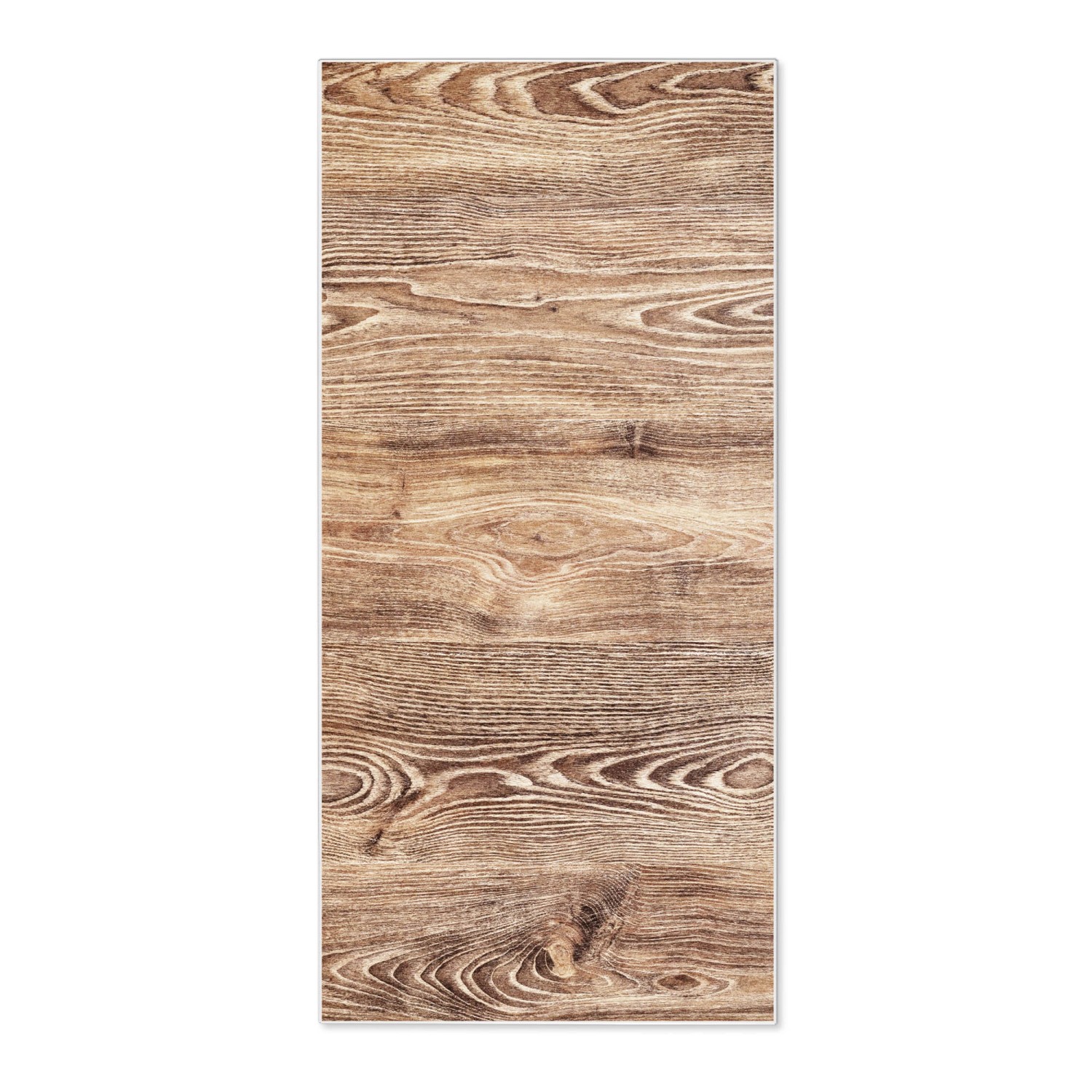 Banjado Magnettafel 37x78cm Magnetwand  Weiß Aus Metall Magnetpinnwand Pinnwand Inkl. 4 Magnete Motiv Maserung von Banjado