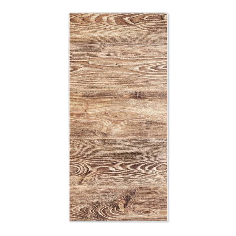 Banjado Magnettafel 37x78cm Magnetwand  Weiß Aus Metall Magnetpinnwand Pinnwand Inkl. 4 Magnete Motiv Maserung von Banjado