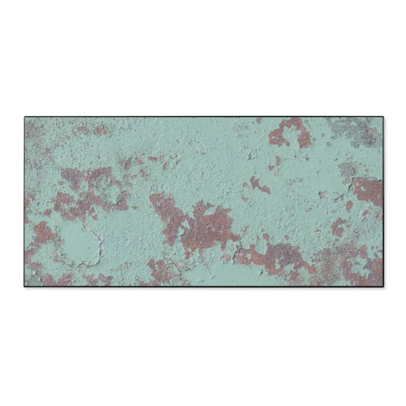 Banjado Magnettafel 78x37cm Magnetwand  Schwarz Aus Metall Magnetpinnwand Pinnwand Inkl. 4 Magnete Motiv Blaue Struktur von Banjado