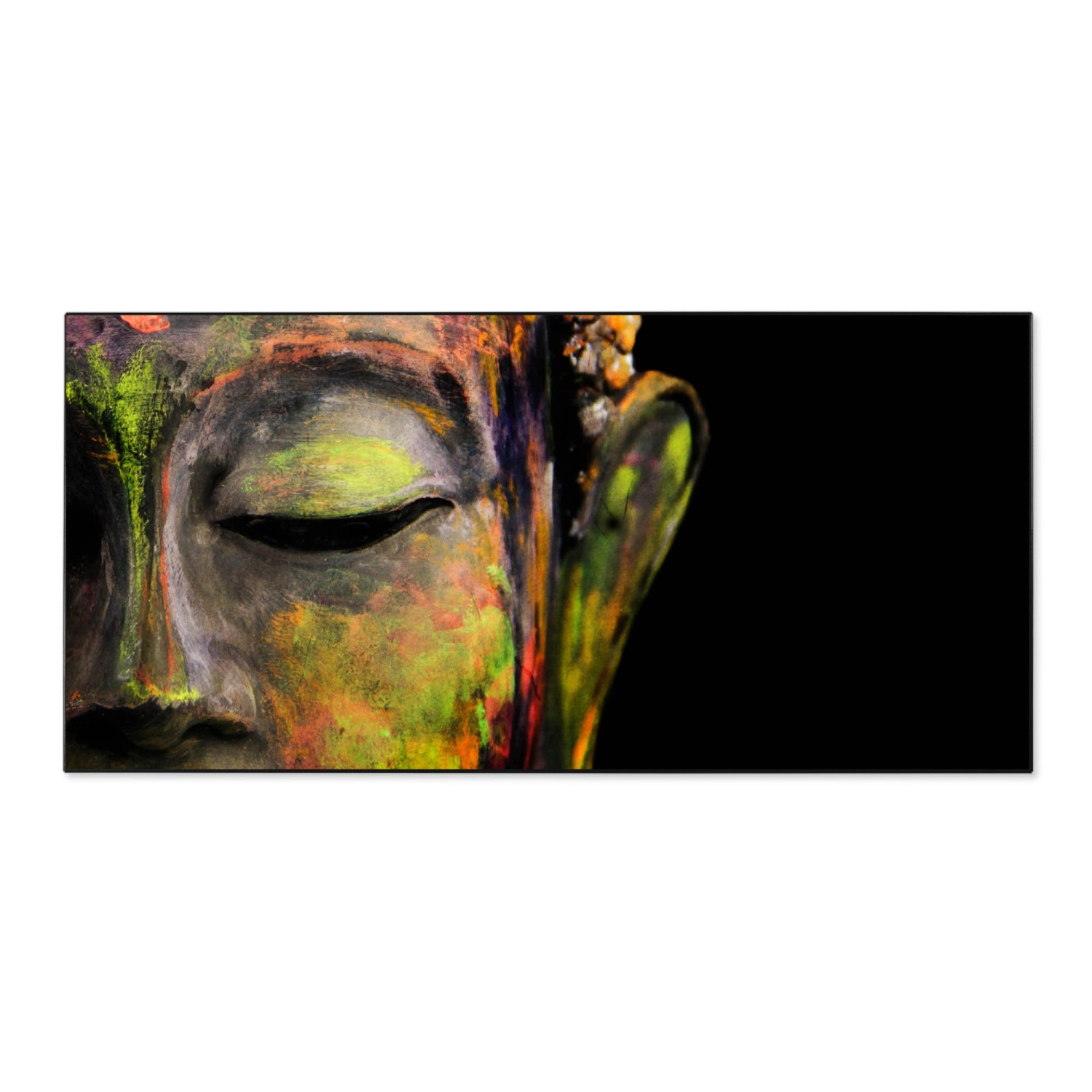 Banjado Magnettafel 78x37cm Magnetwand Schwarz Aus Metall Magnetpinnwand Pinnwand Inkl. 4 Magnete Motiv Bunter Buddha Banjado Magnettafel 78x37cm Magnetwand Schwarz Aus Metall Magnetpinnwand Pinnwand Inkl. 4 Magnete Motiv Bunter Buddha von Banjado