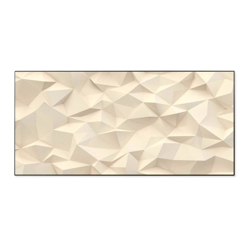 Banjado Magnettafel 78x37cm Magnetwand  Schwarz Aus Metall Magnetpinnwand Pinnwand Inkl. 4 Magnete Motiv Steinwand 2 von Banjado