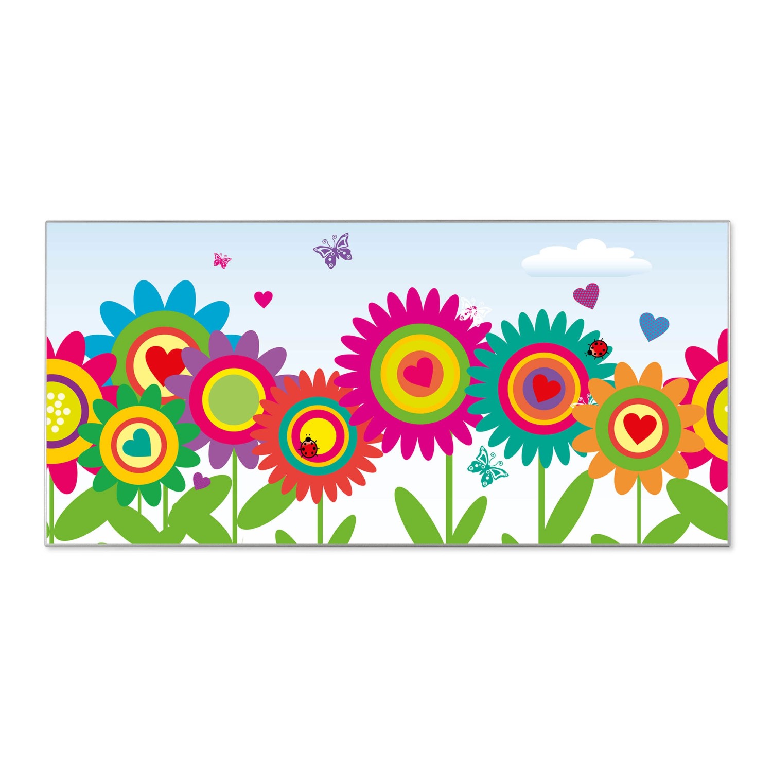 Banjado Magnettafel 78x37cm Magnetwand Silber Aus Metall Magnetpinnwand Pinnwand Inkl. 4 Magnete Motiv Bunte Blumen Banjado Magnettafel 78x37cm Magnetwand Silber Aus Metall Magnetpinnwand Pinnwand Inkl. 4 Magnete Motiv Bunte Blumen von Banjado