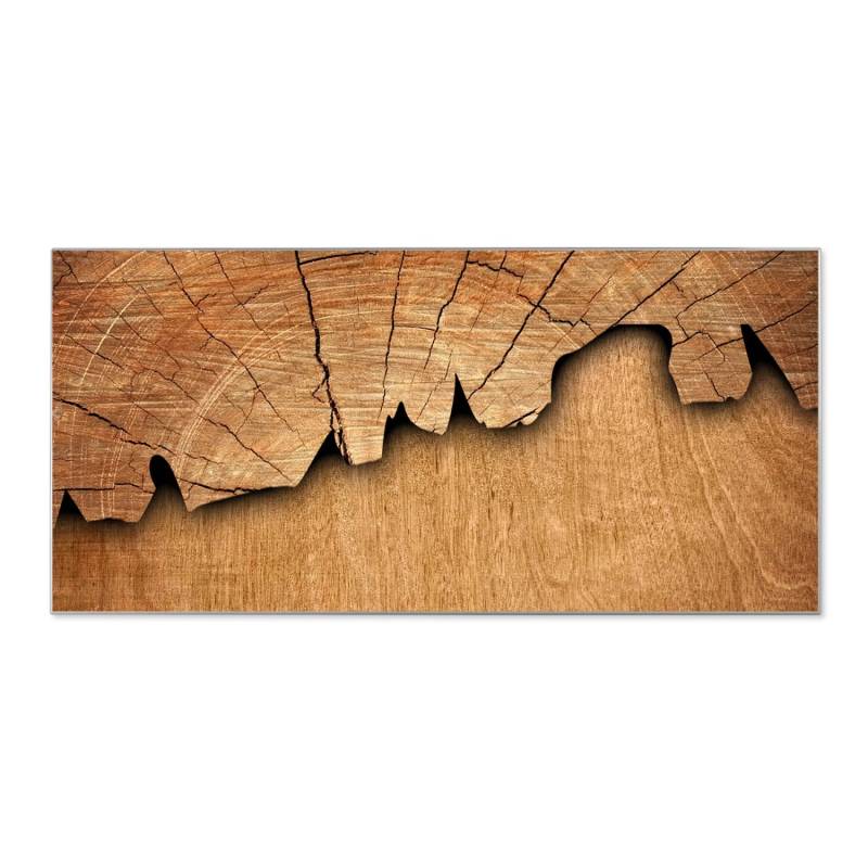 Banjado Magnettafel 78x37cm Magnetwand  Silber Aus Metall Magnetpinnwand Pinnwand Inkl. 4 Magnete Motiv Holz von Banjado