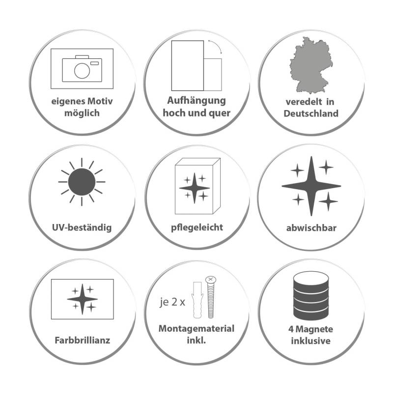 Banjado Magnettafel 78x37cm Magnetwand  Silber Aus Metall Magnetpinnwand Pinnwand Inkl. 4 Magnete Motiv Sieben Weltmeere Banjado Magnettafel 78x37cm Magnetwand  Silber Aus Metall Magnetpinnwand Pinnwand Inkl. 4 Magnete Motiv Sieben Weltmeere von Banjado