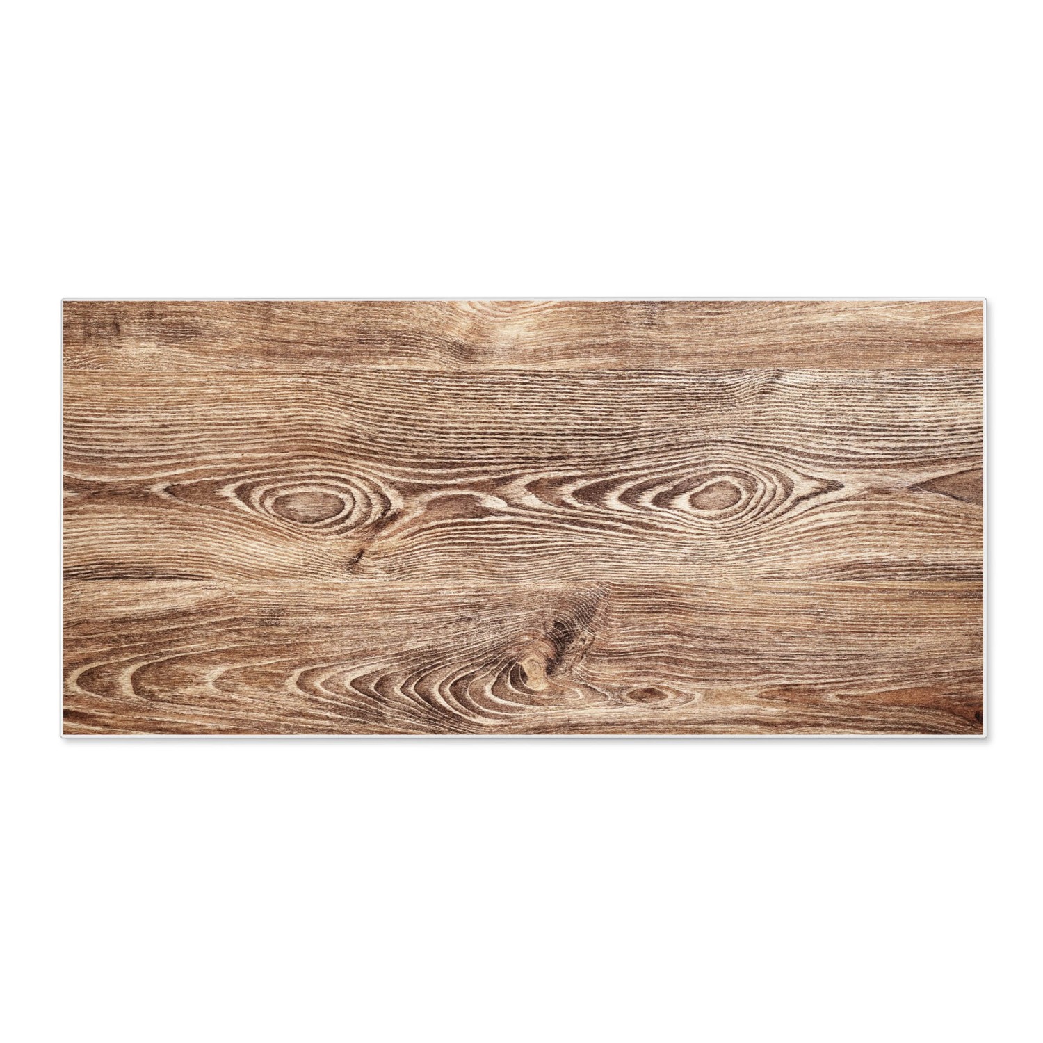 Banjado Magnettafel 78x37cm Magnetwand  Weiß Aus Metall Magnetpinnwand Pinnwand Inkl. 4 Magnete Motiv Maserung von Banjado