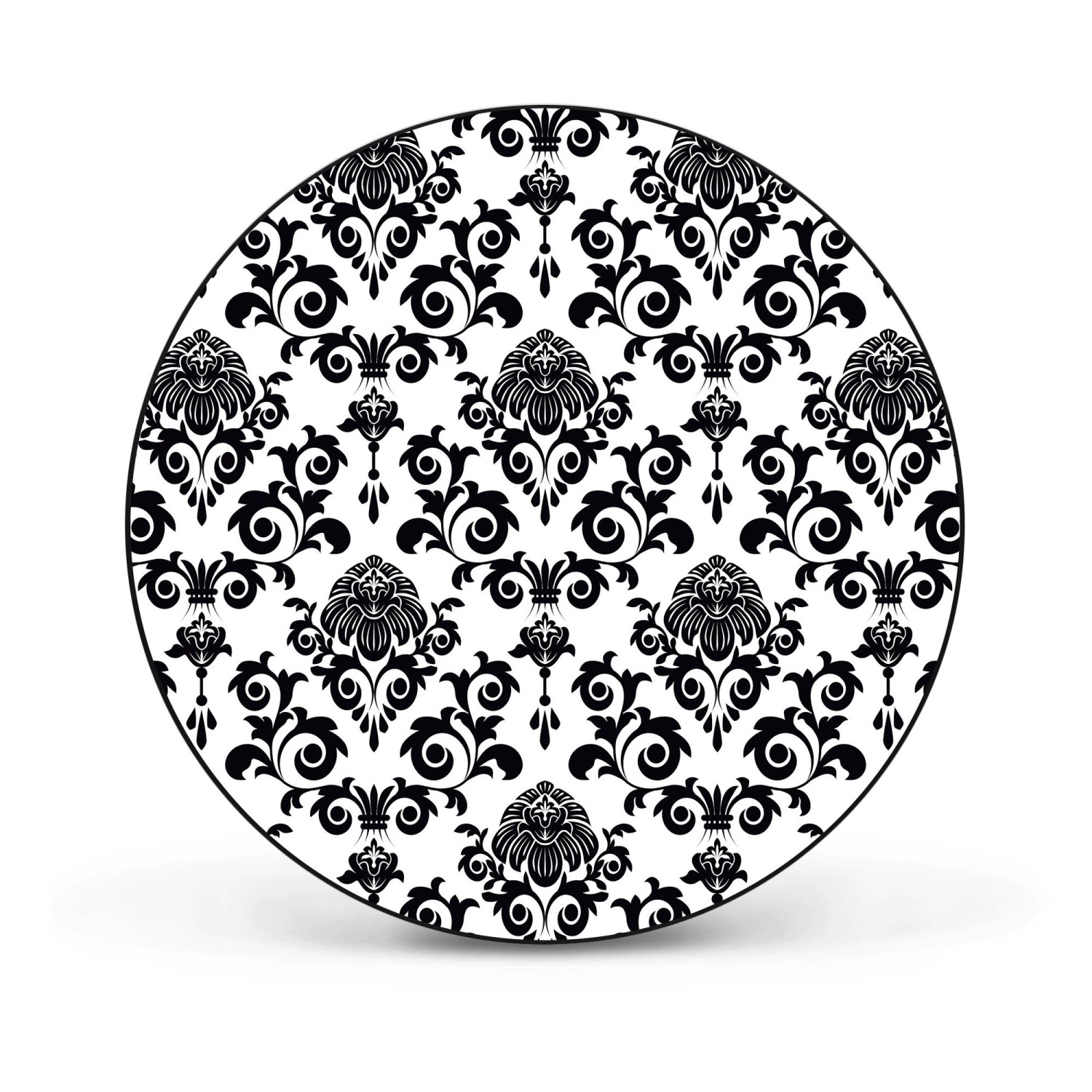 Banjado Magnettafel Rund Größe 47cm Magnetwand Schwarz Aus Metall Magnetpinnwand Pinnwand Motiv Barock Banjado Magnettafel Rund Größe 47cm Magnetwand Schwarz Aus Metall Magnetpinnwand Pinnwand Motiv Barock von Banjado