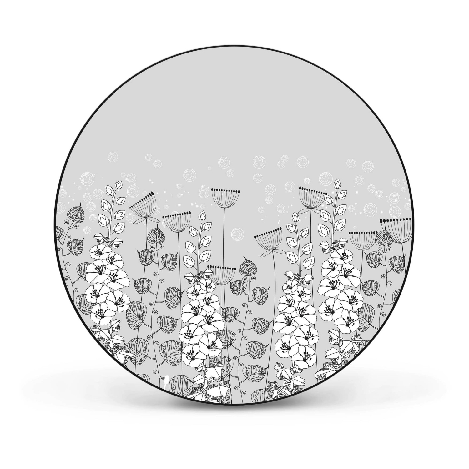 Banjado Magnettafel Rund Größe 47cm Magnetwand Schwarz Aus Metall Magnetpinnwand Pinnwand Motiv Wegesrand Banjado Magnettafel Rund Größe 47cm Magnetwand Schwarz Aus Metall Magnetpinnwand Pinnwand Motiv Wegesrand von Banjado