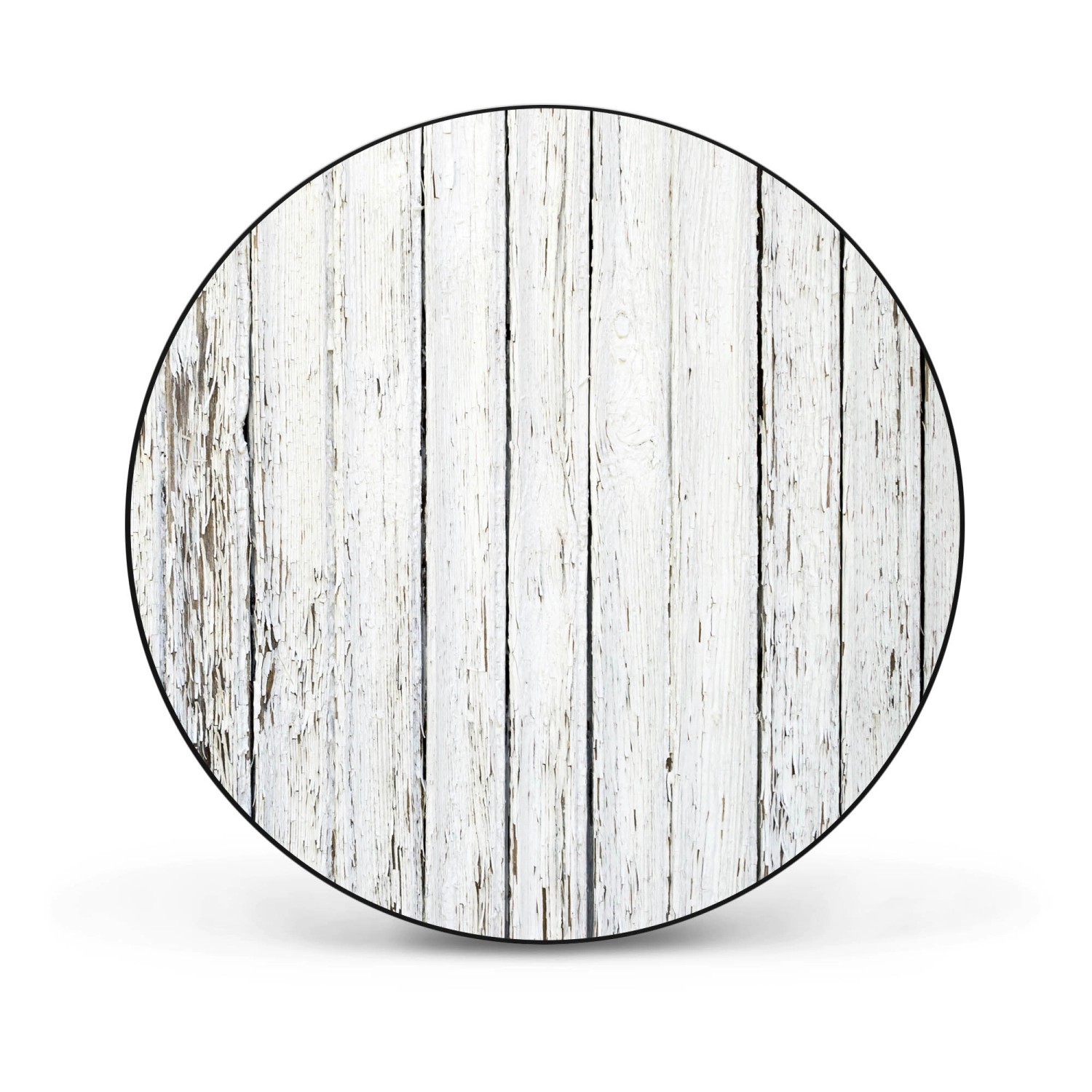 Banjado Magnettafel Rund Größe 47cm Magnetwand Schwarz Aus Metall Magnetpinnwand Pinnwand Motiv Weißer Bretterzaun Banjado Magnettafel Rund Größe 47cm Magnetwand Schwarz Aus Metall Magnetpinnwand Pinnwand Motiv Weißer Bretterzaun von Banjado