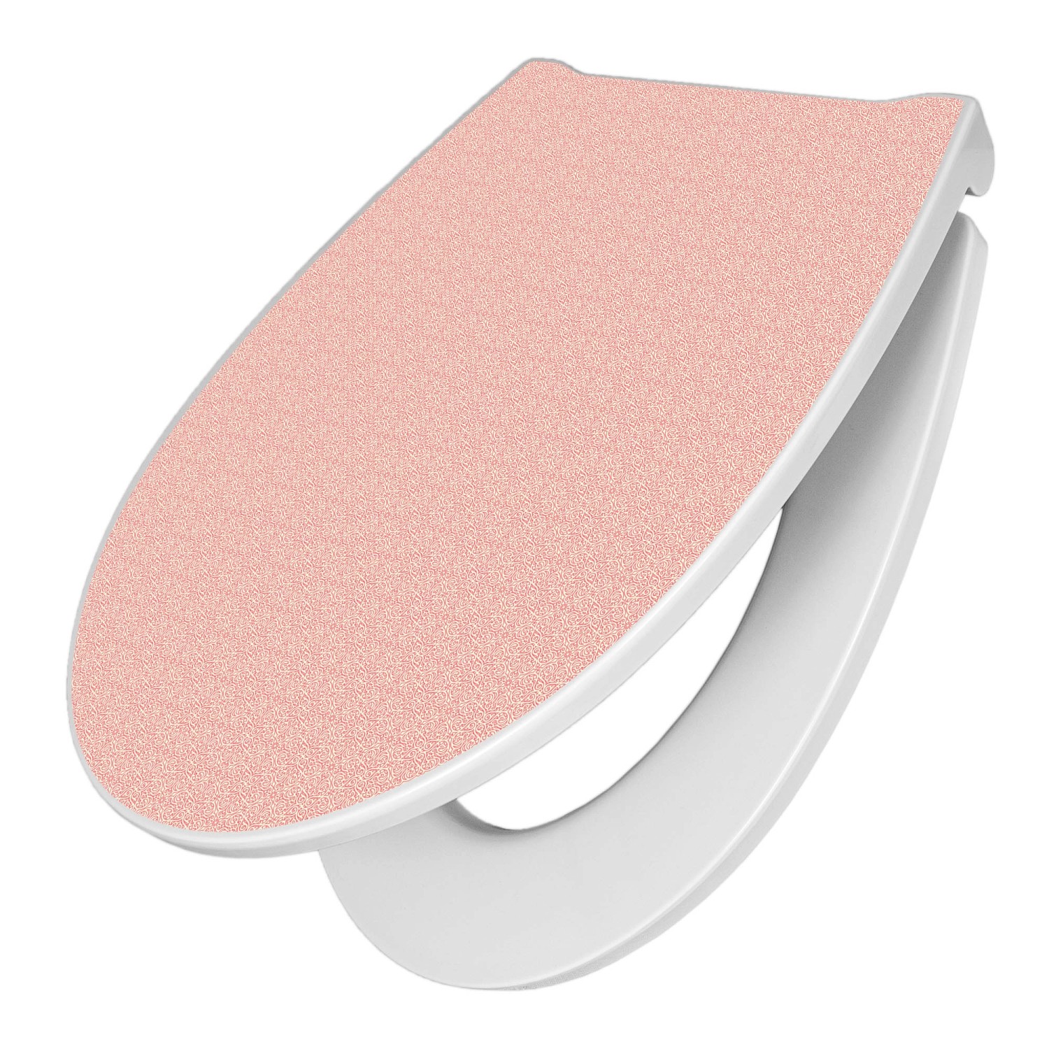 Banjado Premium Toilettendeckel Mit Absenkautomatik WC-Sitz Soft Close Hygienischer Klodeckel Duroplast Mit Motiv Rosa Arabesque Banjado Premium Toilettendeckel Mit Absenkautomatik WC-Sitz Soft Close Hygienischer Klodeckel Duroplast Mit Motiv Rosa Arabesque von Banjado
