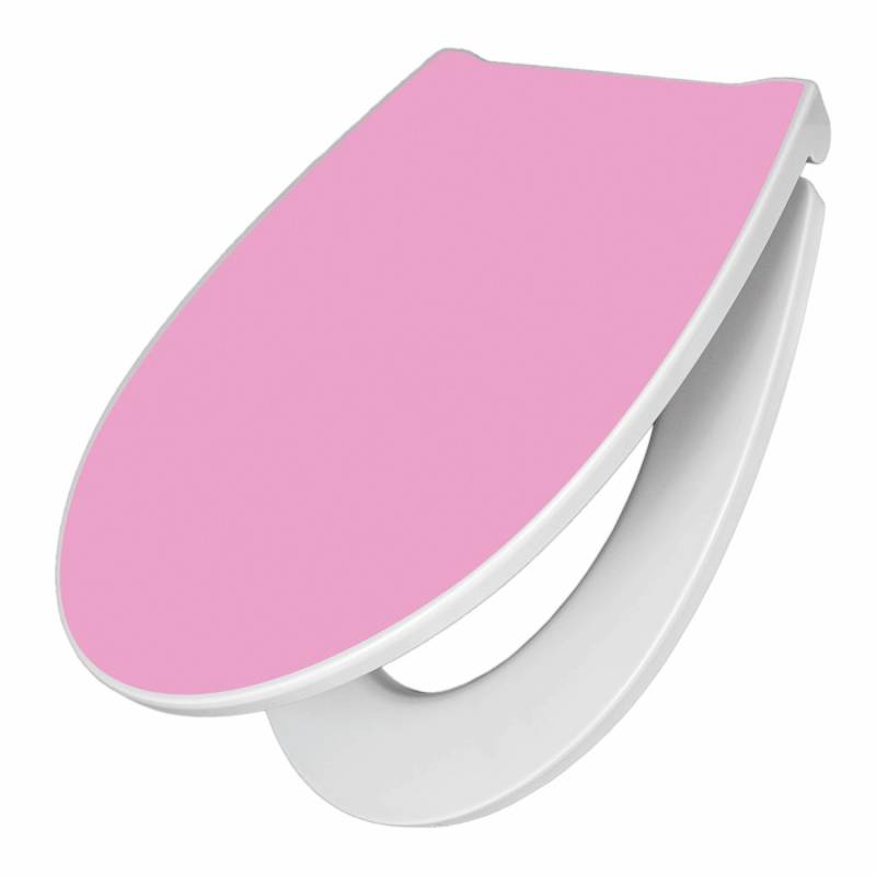 Banjado Premium Toilettendeckel Mit Absenkautomatik WC-Sitz Soft Close Hygienischer Klodeckel Duroplast Mit Motiv Rose von Banjado