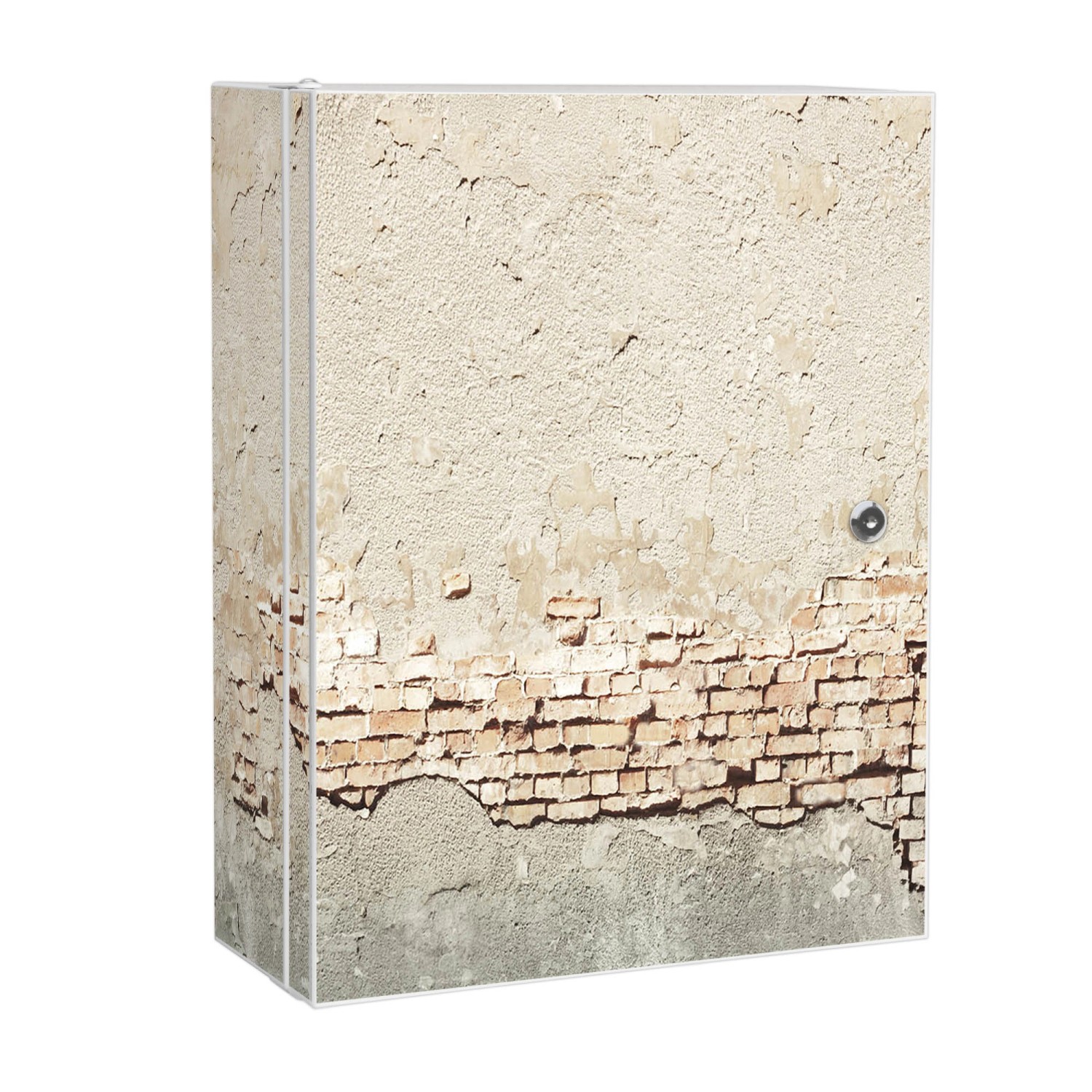 Banjado XXL Medizinschrank Abschliessbar 35x46x15cm Arzneischrank Weiß Aus Metall Mit Motiv Baulücke Banjado XXL Medizinschrank Abschliessbar 35x46x15cm Arzneischrank Weiß Aus Metall Mit Motiv Baulücke von Banjado