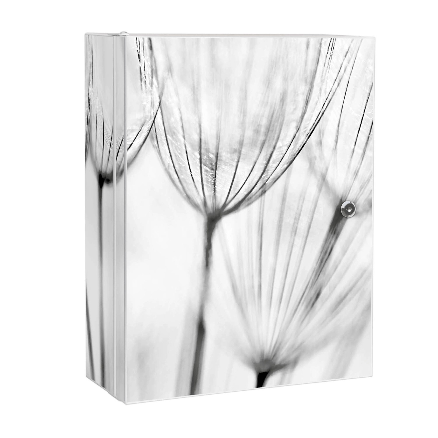Banjado XXL Medizinschrank Abschliessbar 35x46x15cm Arzneischrank Weiß Aus Metall Mit Motiv Pusteblumen Sw Banjado XXL Medizinschrank Abschliessbar 35x46x15cm Arzneischrank Weiß Aus Metall Mit Motiv Pusteblumen Sw von Banjado