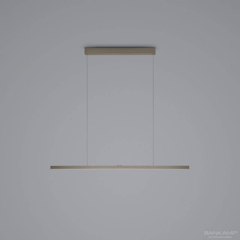 LED-Pendelleuchte LINE 120x5 in Bronze von Bankamp