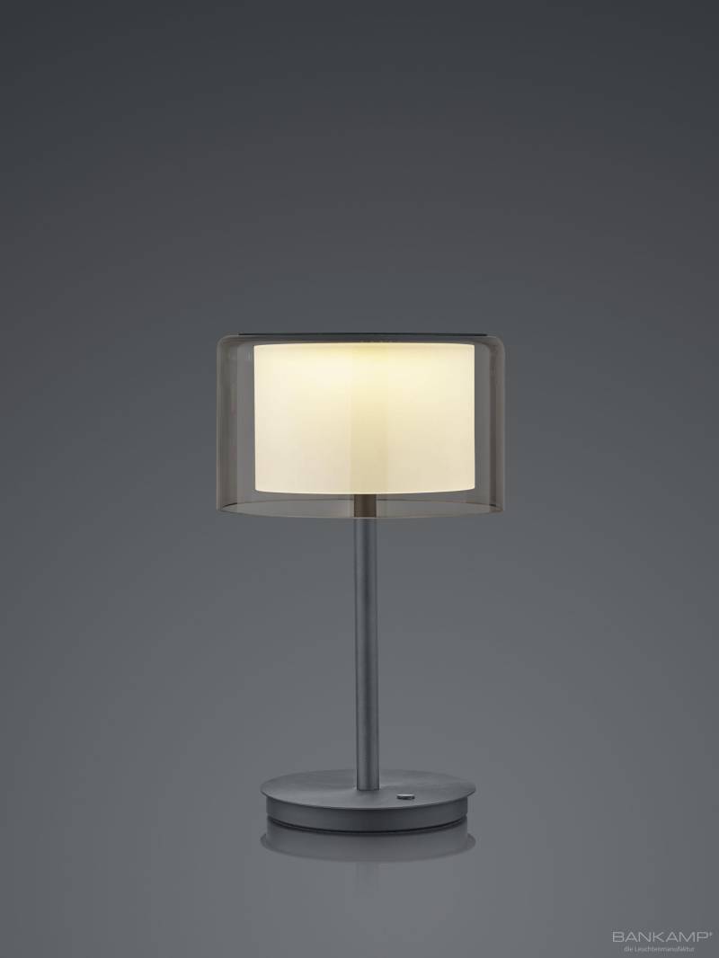 LED-Tischleuchte GRAND SMOKE 20x34 in anthrazit matt eloxiert von Bankamp