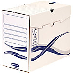 Bankers Box Basic Archivschachtel 4460303 DIN A4+ Weiß 15 x 34 x 25,5 cm Pappkarton von Bankers Box