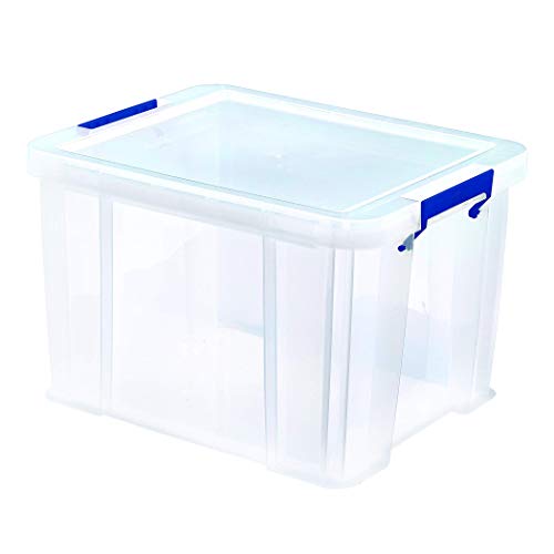BANKERS BOX ProStore Aufbewahrungsbox mit Deckel 36 Liter aus Plastik (Innenmaße 30 x 37 x 31cm), 1 Stück von Fellowes