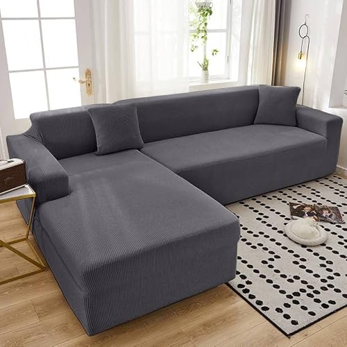 SOFASCHUTZ Sofabezug L Form Sofa überzug L Form - Sofabezug Ecksofa L Form - Sofa Bezug lform - Couchbezug l Form - Couch überzug l form - Couch Bezug l-form - Sofaüberwurf L Form von BankhoesDiscounter.nl