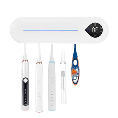 Intelligenter Zahnbürstenhalter, UV-Zahnbürsten-Sterilisatorbox, LED-Anzeige, kostenloser Stanz-Wand-Desinfektionshalter von BankiE