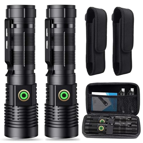 Banral Led Taschenlampe Aufladbar - Taschenlampe Extrem Hell - Mini Taschenlampe mit Holster, 4 Modi, Stufenlos Dimmbar, Magnetisch, Taktisch Taschenlamp für Outdoor Camping polizei Notfälle Banral Led Taschenlampe Aufladbar - Taschenlampe Extrem Hell - Mini Taschenlampe mit Holster, 4 Modi, Stufenlos Dimmbar, Magnetisch, Taktisch Taschenlamp für Outdoor Camping polizei Notfälle von Banral