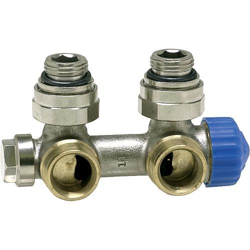 Heimeier Multilux Thermostatventil für Heizkörper mit Anschluss in der Mitte, Einrohr-System, Eckform Heimeier Multilux Thermostatventil für Heizkörper mit Anschluss in der Mitte, Einrohr-System, Eckform von Banyo