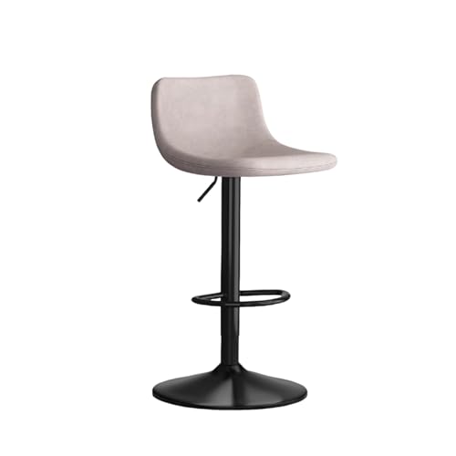 Verstellbare Barhocker, 1er-/2er-/3er-Set – Schwarze Barhocker Mit Rückenlehne – Barhocker Aus Pu-Leder for Kücheninsel, Rustikale Barhocker(White,1pc) von BaoBaJiu