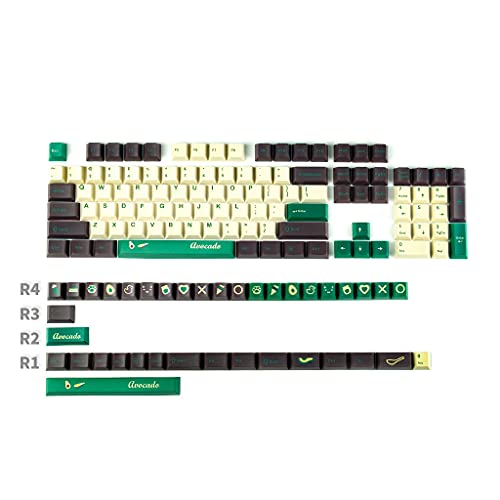 BaoFufc 141Keys/Set Profile Original Avocado Keycaps PBT Dye Sublimation Keycaps for MX GK61 64 68 96 126 Pbt Keycaps Set BaoFufc 141Keys/Set Profile Original Avocado Keycaps PBT Dye Sublimation Keycaps for MX GK61 64 68 96 126 Pbt Keycaps Set von BaoFufc