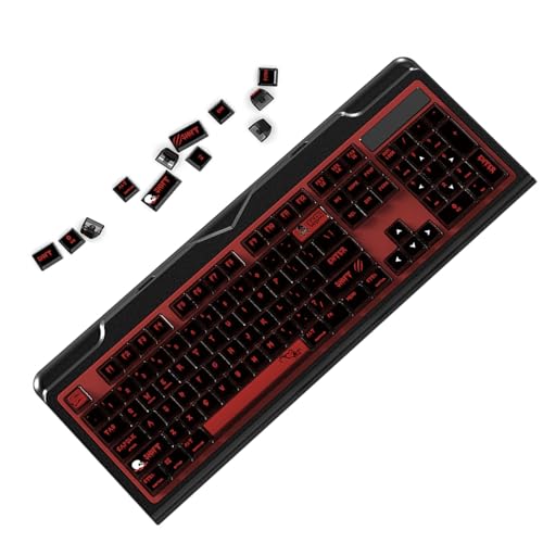 BaoFufc ASA Height Keycaps Cartoon Love Knights Keycap for 116 Key Mechanical Keyboards Enhances Typing Gift Keycap Customization von BaoFufc