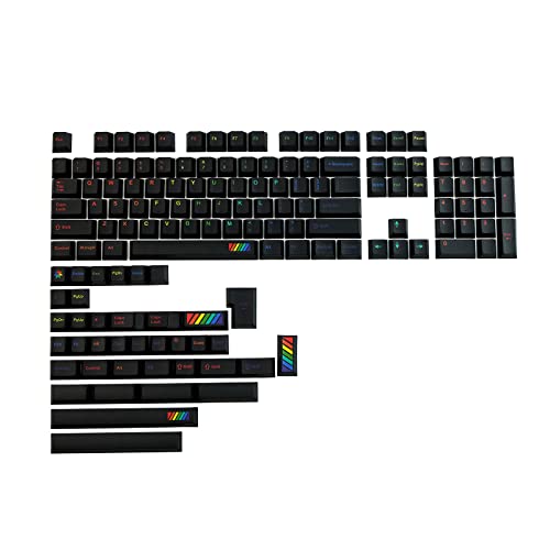 BaoFufc GMK Midnight Rainbow Keycaps PBT Dye Sublimation Keycap for Key Caps Enter 6.25U 7U Space 1.75U 2U S Gmk Keycaps Clone Black BaoFufc GMK Midnight Rainbow Keycaps PBT Dye Sublimation Keycap for Key Caps Enter 6.25U 7U Space 1.75U 2U S Gmk Keycaps Clone Black von BaoFufc