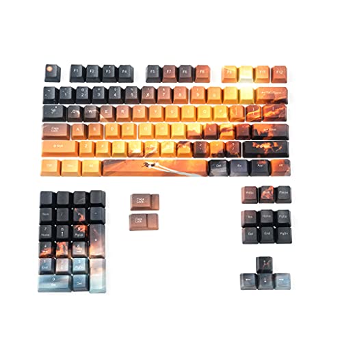 BaoFufc Keycaps PBT Standard Dye Sublimation Process Keycap 104Keys / Set OEM Profile for MX Switch Mechanical Keyboard Dye Sublimation Keycaps BaoFufc Keycaps PBT Standard Dye Sublimation Process Keycap 104Keys / Set OEM Profile for MX Switch Mechanical Keyboard Dye Sublimation Keycaps von BaoFufc