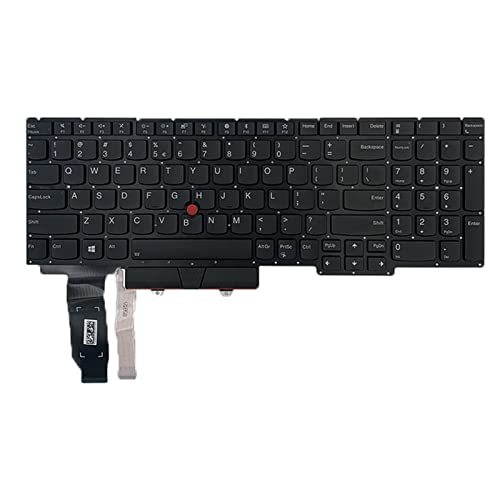 US-Layout schwarze englische Laptop-Tastatur mit Hintergrundbeleuchtung für LenovoThinkpad E15 S3Gen2 Serie Laptop Lenovothinkpad E15 Gen 2 Laptop von BaoFufc